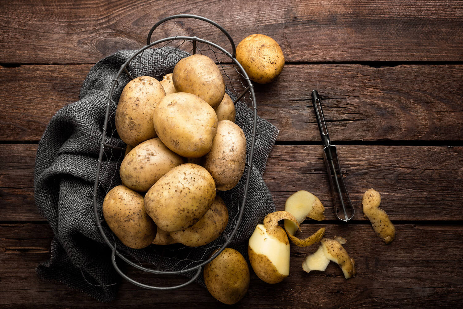 Bonken aardappelen gewassen kist 10 kilogram